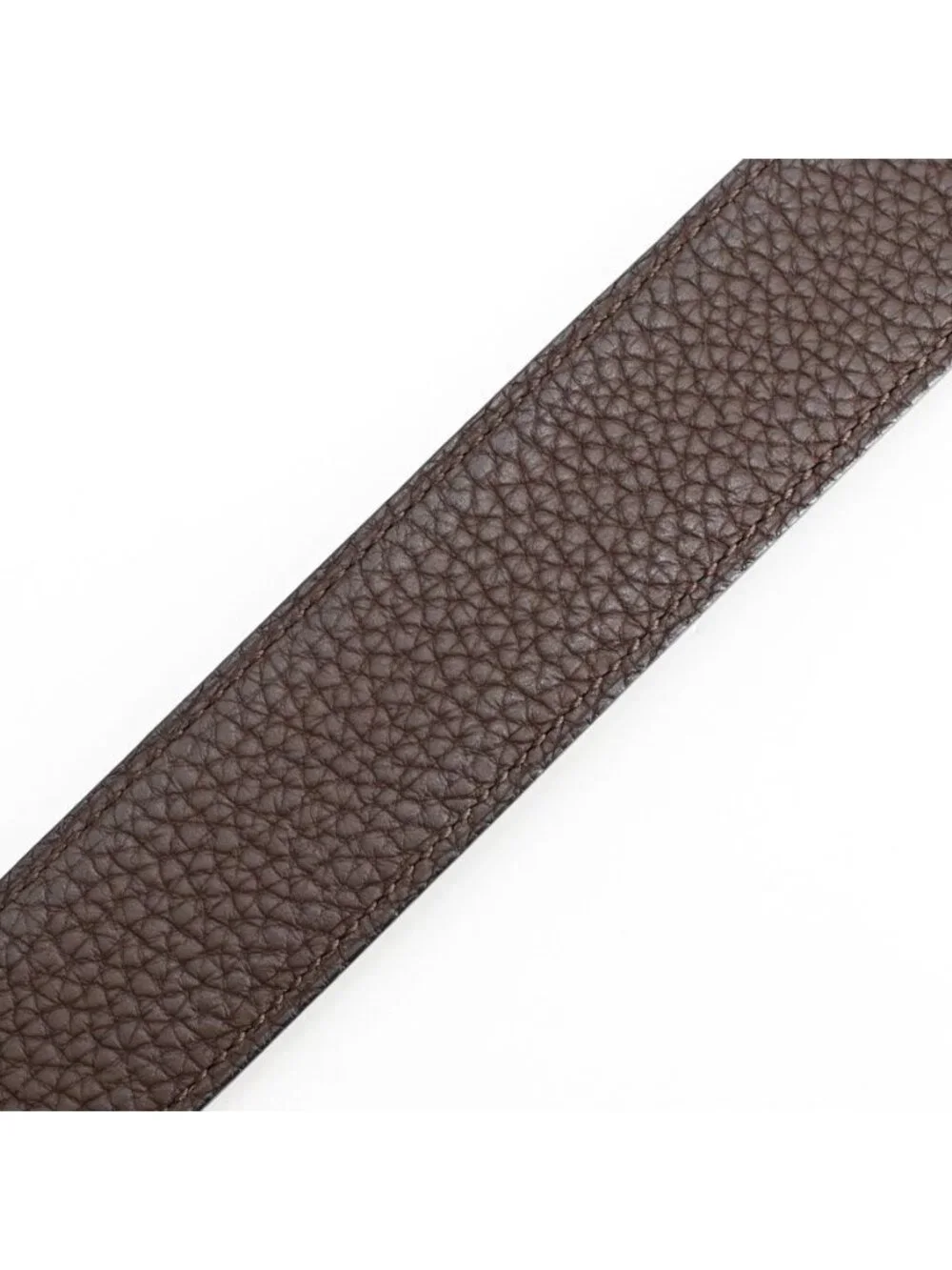 Hermes Belt Guilloche Brown